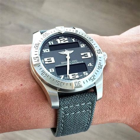 breitling aerospace military strap|replacement breitling strap.